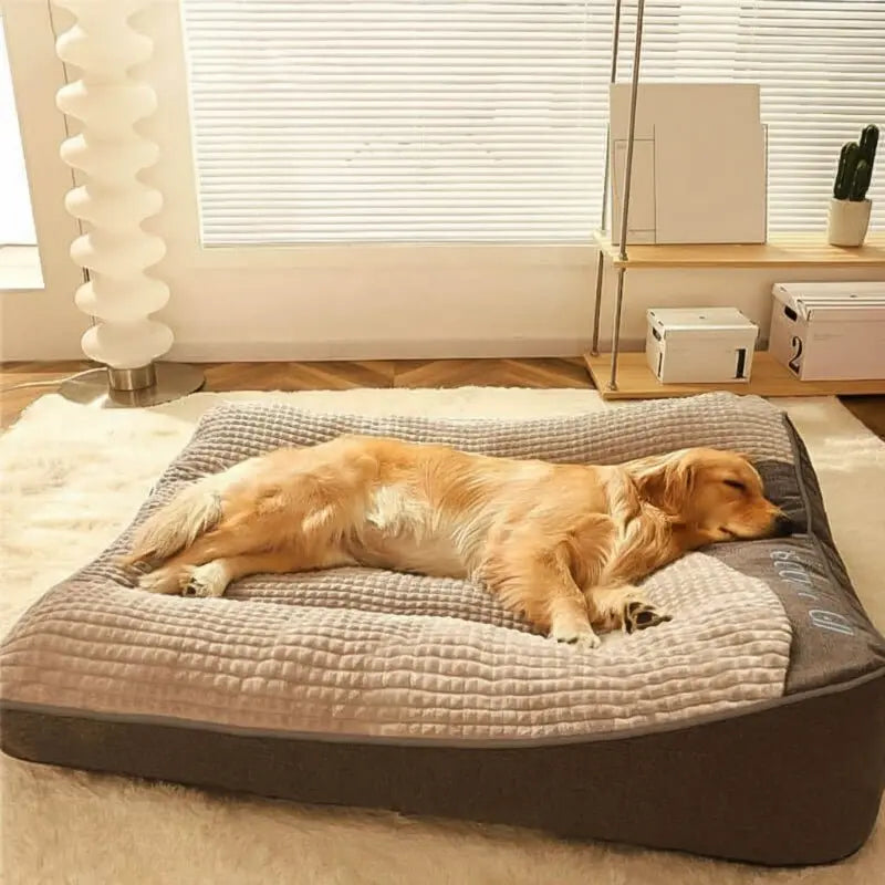 Orthopädisches Hundebett mit Polsterrand