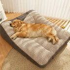 Orthopädisches Hundebett mit Polsterrand