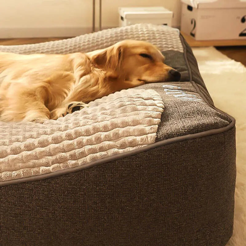 Orthopädisches Hundebett mit Polsterrand