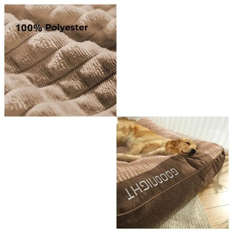 Orthopädisches Hundebett mit Polsterrand