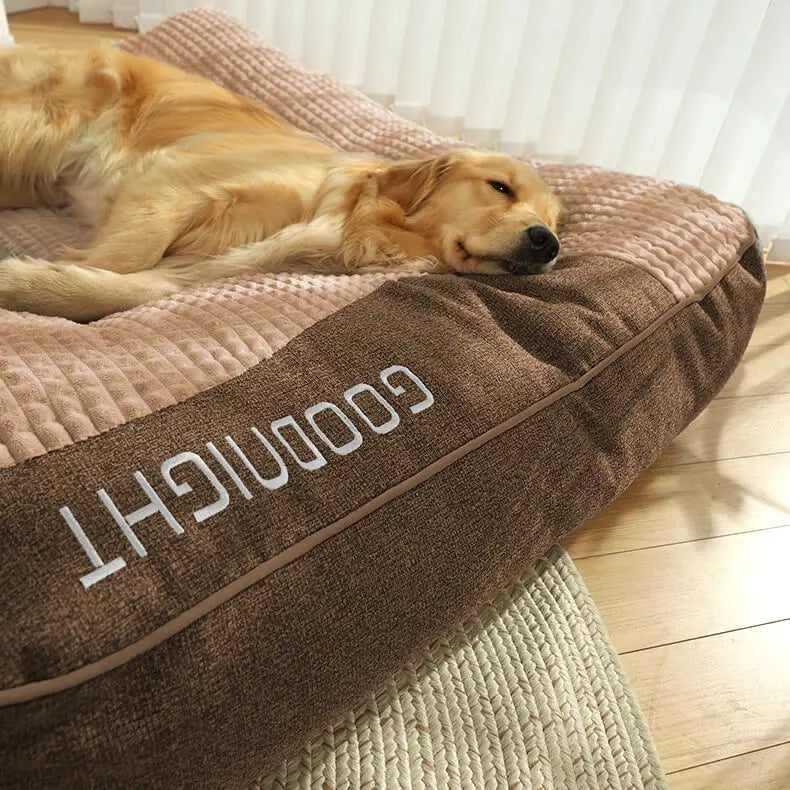 Orthopädisches Hundebett mit Polsterrand