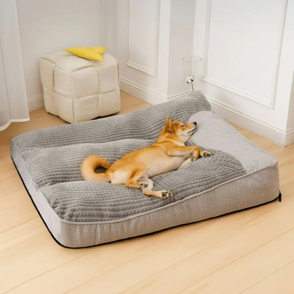 Orthopädisches Hundebett mit Polsterrand