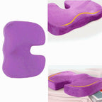 Orthopädisches Sitzkissen Memory Foam mit U-Ausschnitt