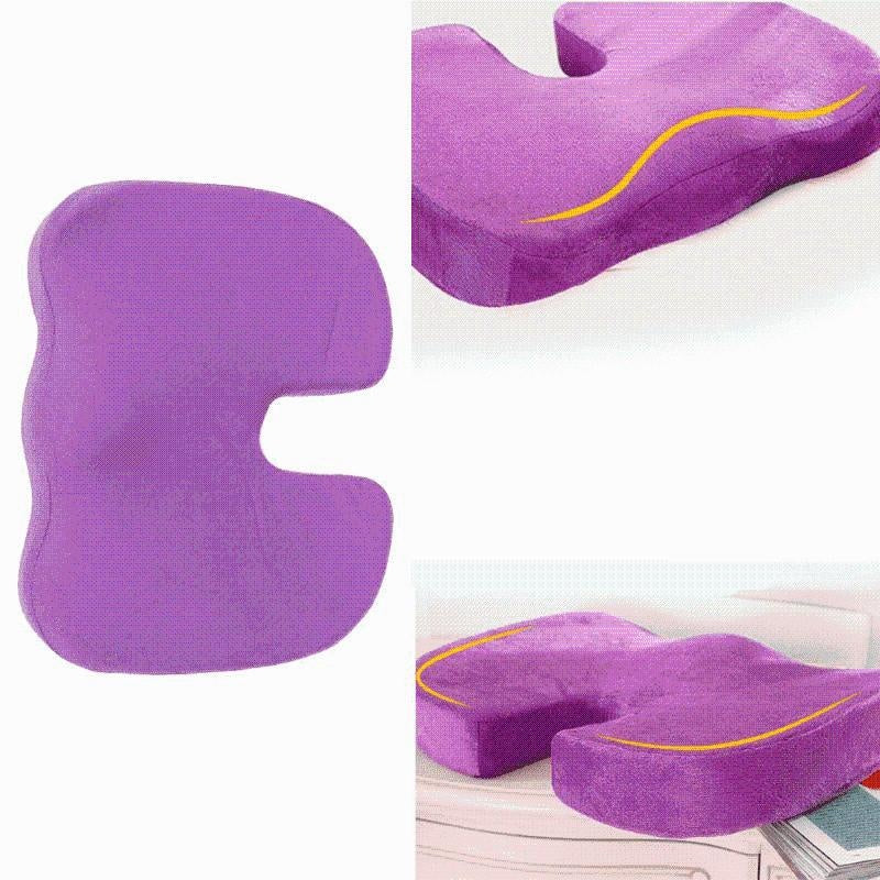 Orthopädisches Sitzkissen Memory Foam mit U-Ausschnitt