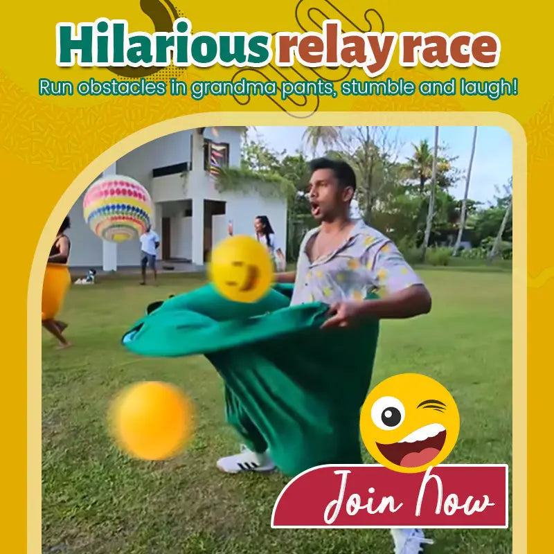 Outdoor-Wurfspiel mit Riesenhose für Gruppenspaß