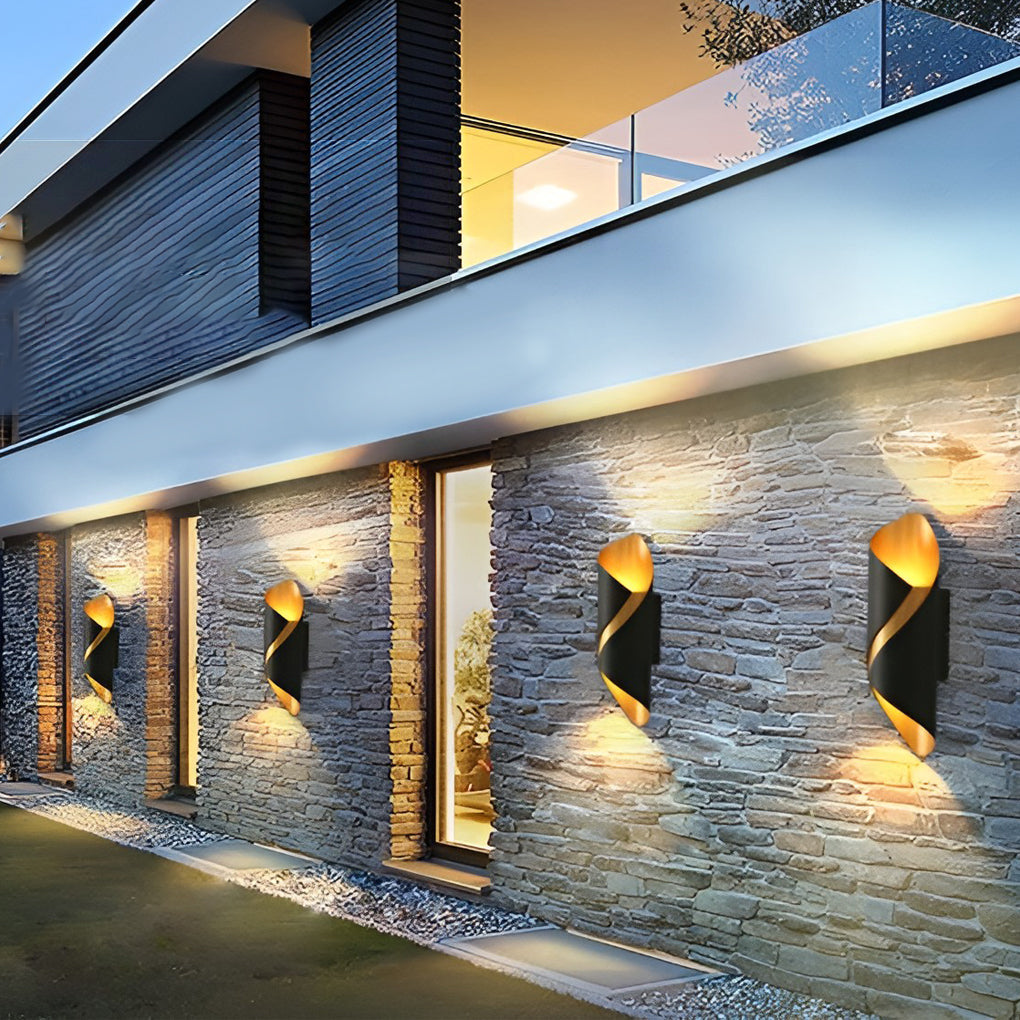 LED Wandleuchte Aluminium für Innen- und Aussenbereich