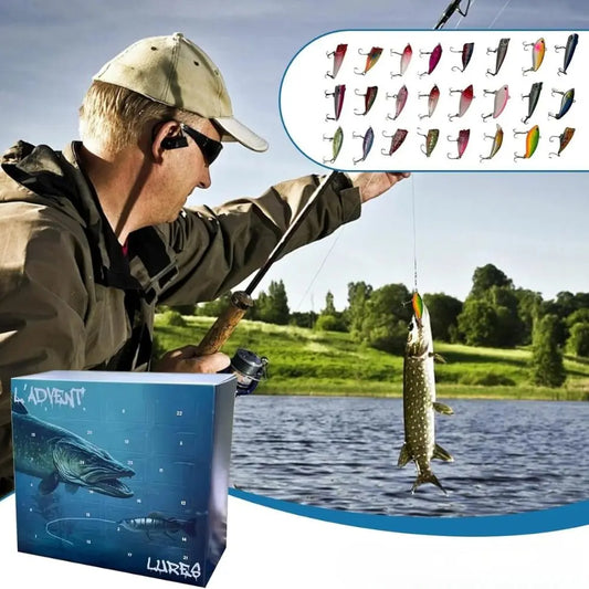 Angel-Adventskalender | 24 hochwertige Köder zum Fischen