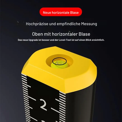Präzisions-Höhenmessstab — Magnetfuß mit eingebauten Libellen