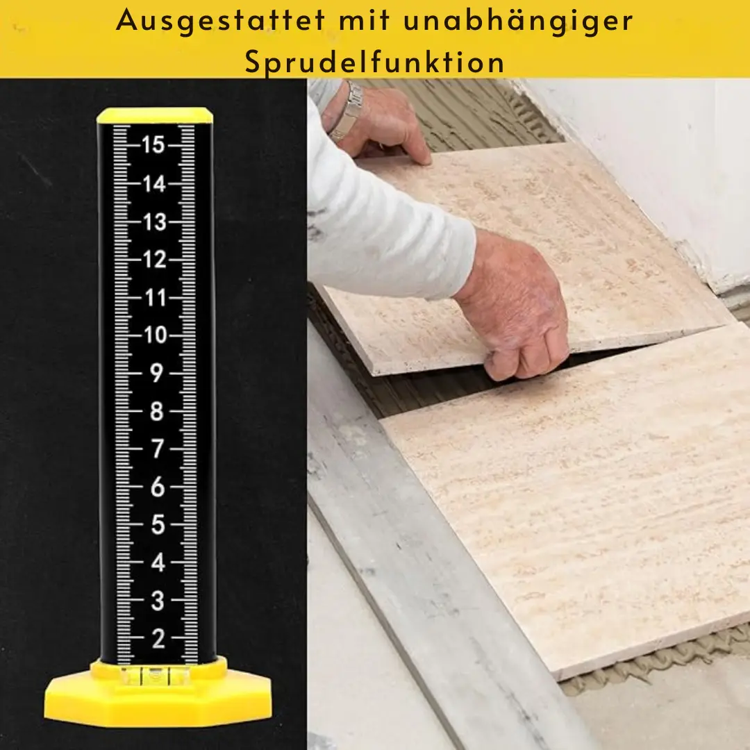 Präzisions-Höhenmessstab — Magnetfuß mit eingebauten Libellen