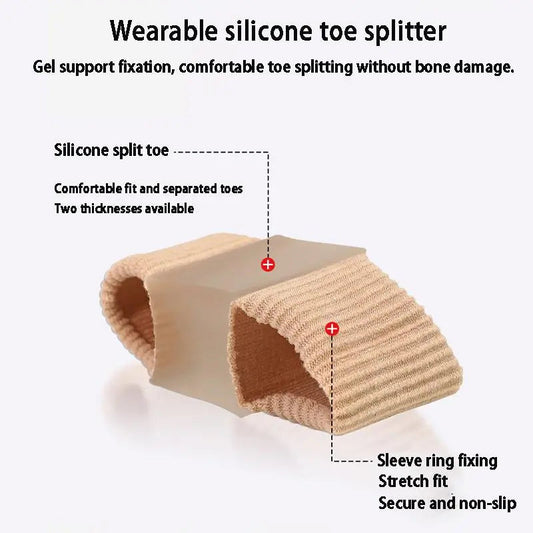 Premium-Zehenseparatoren aus elastischem Material – Schmerzfreie Ausrichtung & Komfort