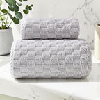 Fleece-Handtuchset mit weicher Oberfläche – 2-teilig