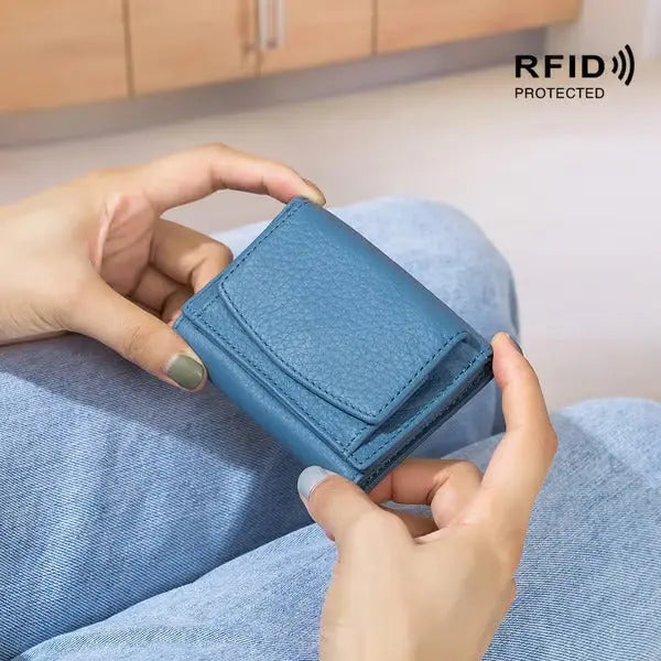 RFID Blocking Leder Geldbörse – Stylisch, Kompakt und Sicher