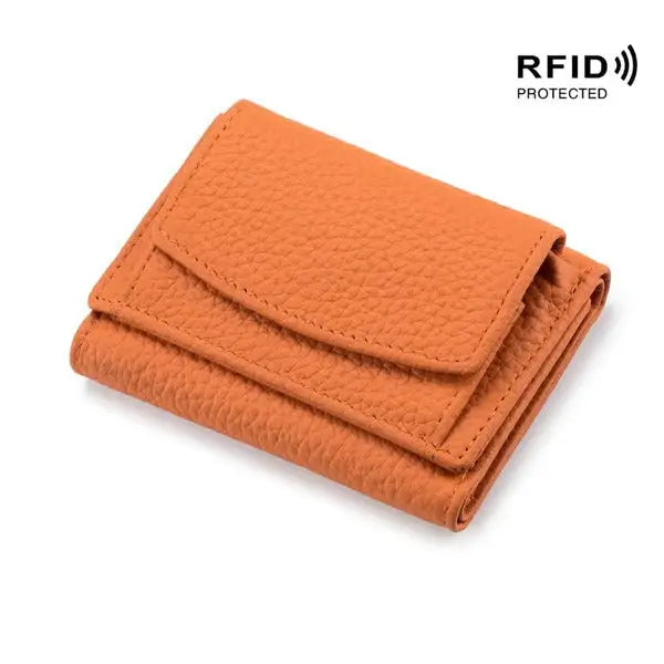 RFID Blocking Leder Geldbörse – Stylisch, Kompakt und Sicher
