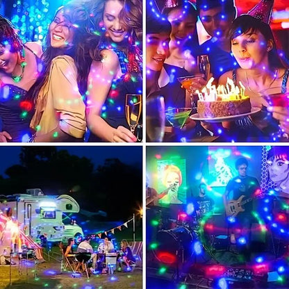 RGB Strobe LED Rotierende Glühbirne – Erschaffen Sie eine Partyatmosphäre mit bunten Lichtern!