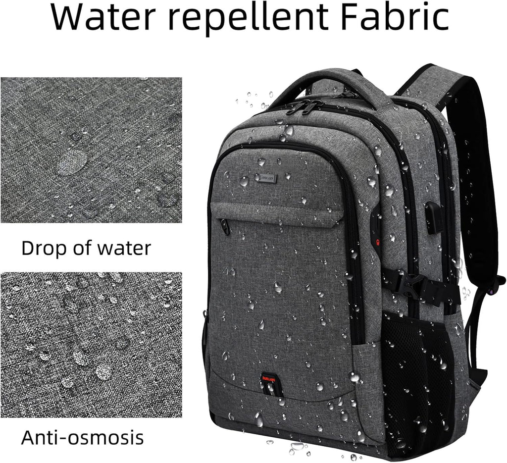 Laptop-Rucksack mit USB-Anschluss und Diebstahlschutz