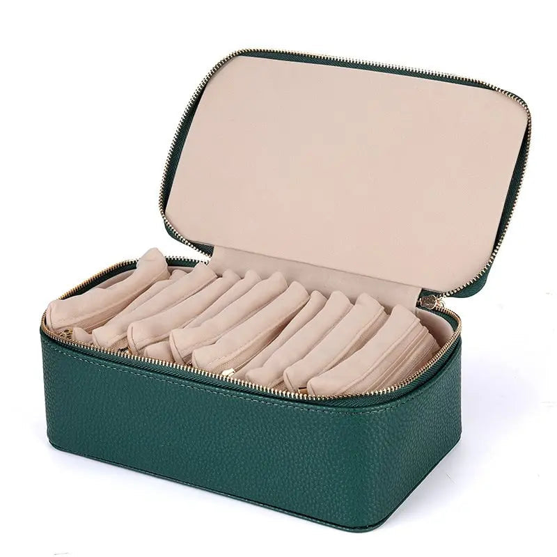 Reise-Schmuckbox mit transparenten Täschchen
