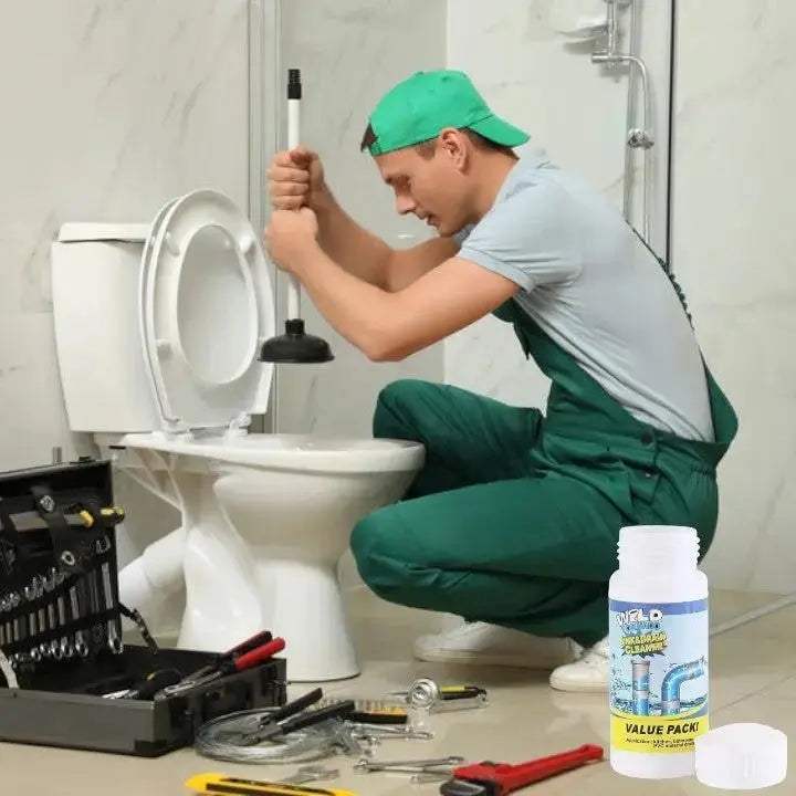 Abflussreiniger Pulver für PVC-Rohre