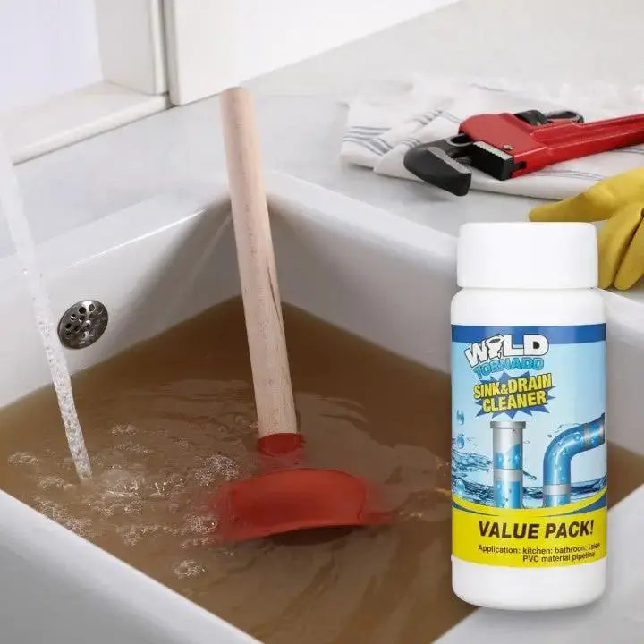 Abflussreiniger Pulver für PVC-Rohre