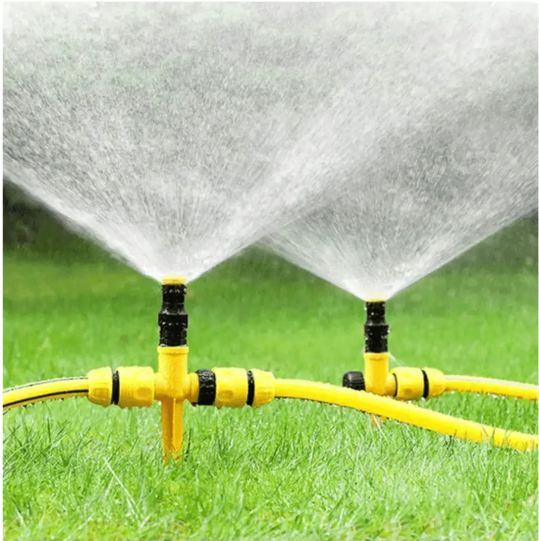 Rotierender Gartensprenger mit 360°-Bewässerung (4er-Set)