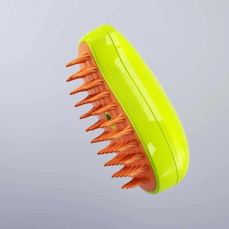 Dampf-Katzenbürste 3-in-1 mit Silikonnoppen