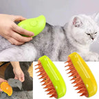 Dampf-Katzenbürste 3-in-1 mit Silikonnoppen
