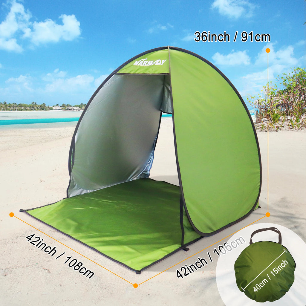 Pop-Up Strandmuschel mit UV-Schutz und Wasserabweisung