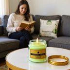 Citronella-Kerze im Glas – handgefertigt, 100 g