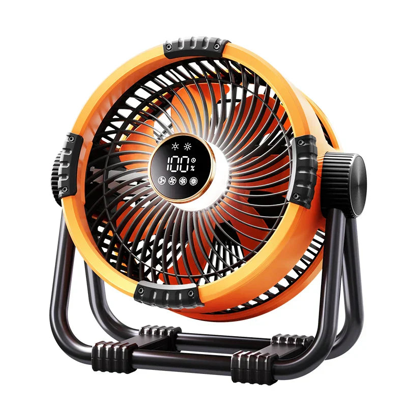 Campingventilator mit 20000mAh Akku und LED-Licht