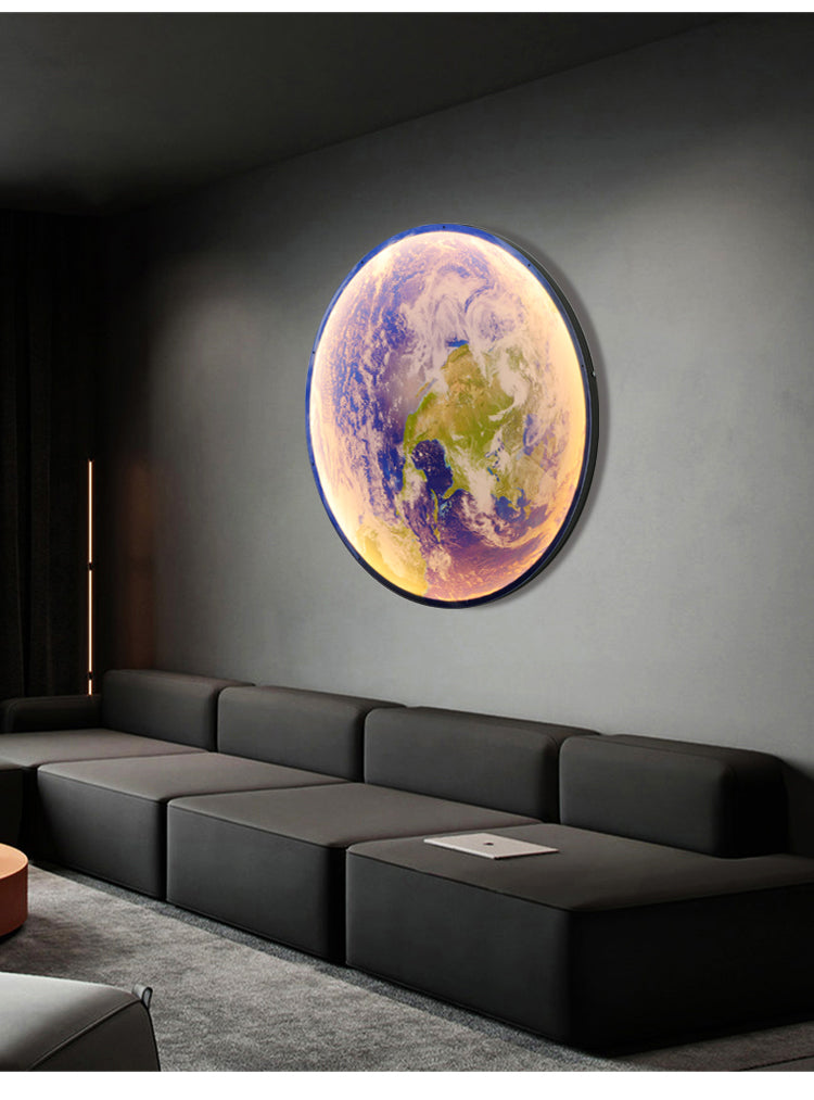 3D Mond Deckenleuchte mit Dimmfunktion