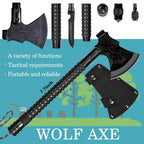 Survival-Axt klappbar mit Multi-Tool-Funktionen