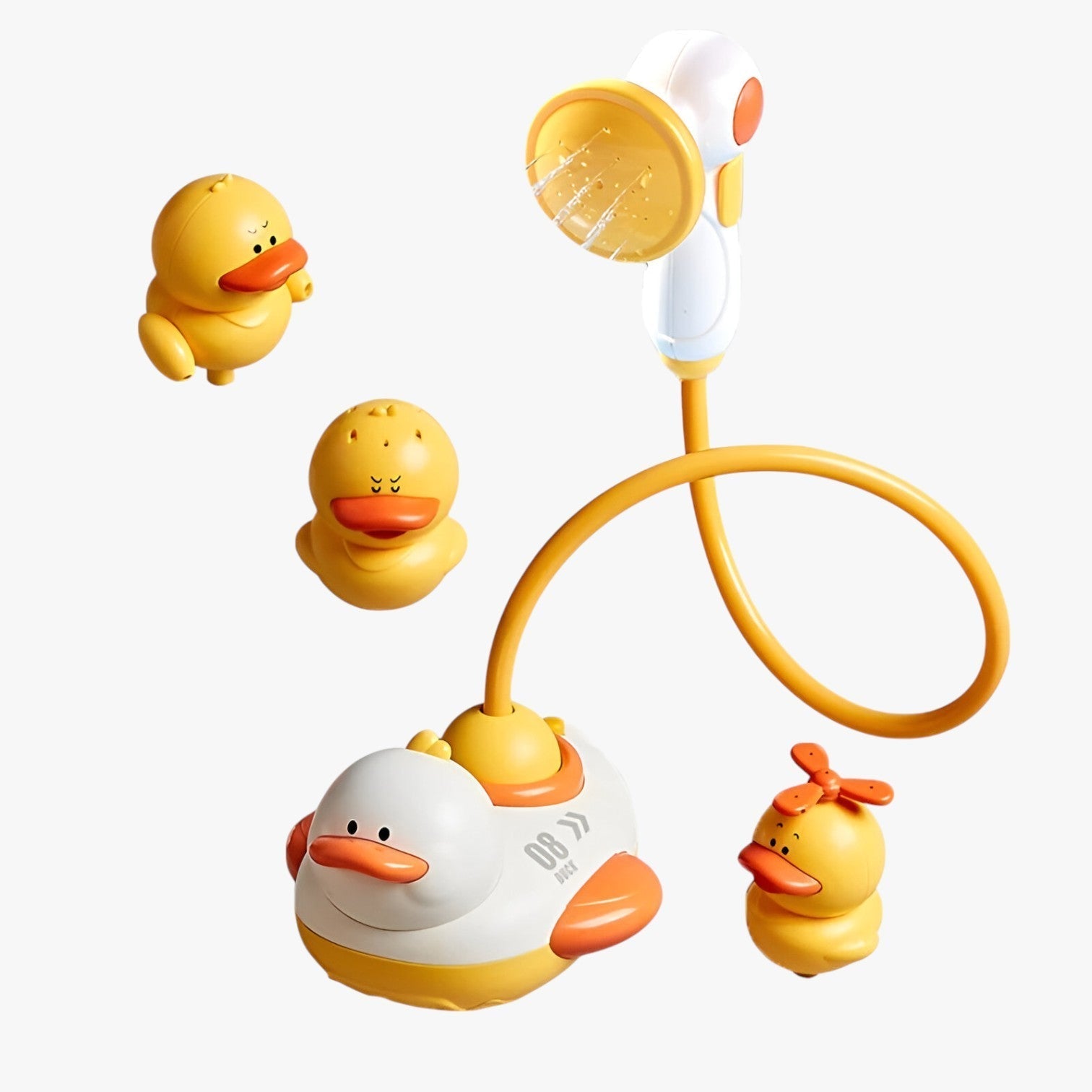 Wasserspiel Badeente mit automatischer Fontäne