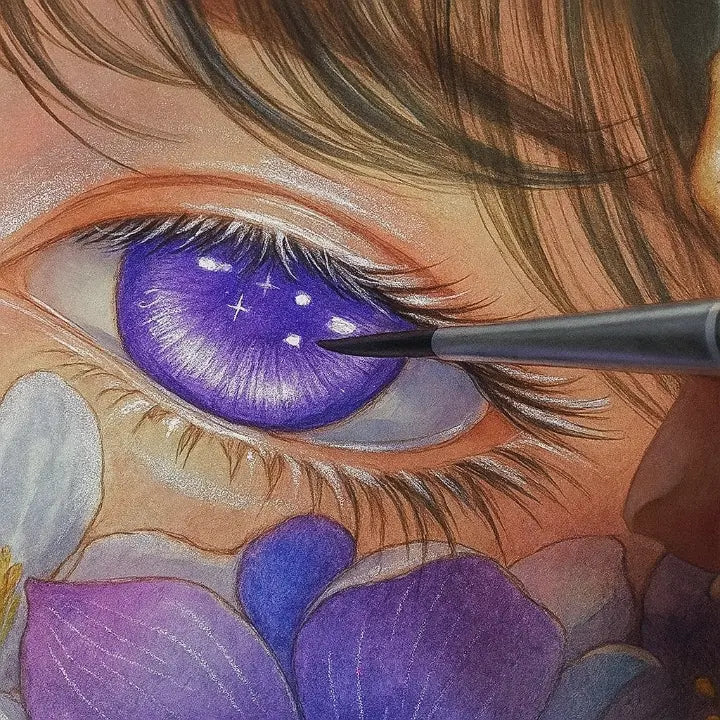 Metallic-Aquarellfarben Set mit 20 Farben