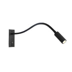 Wandleselampe mit flexiblem Schwanenhals und LED-Dimmer