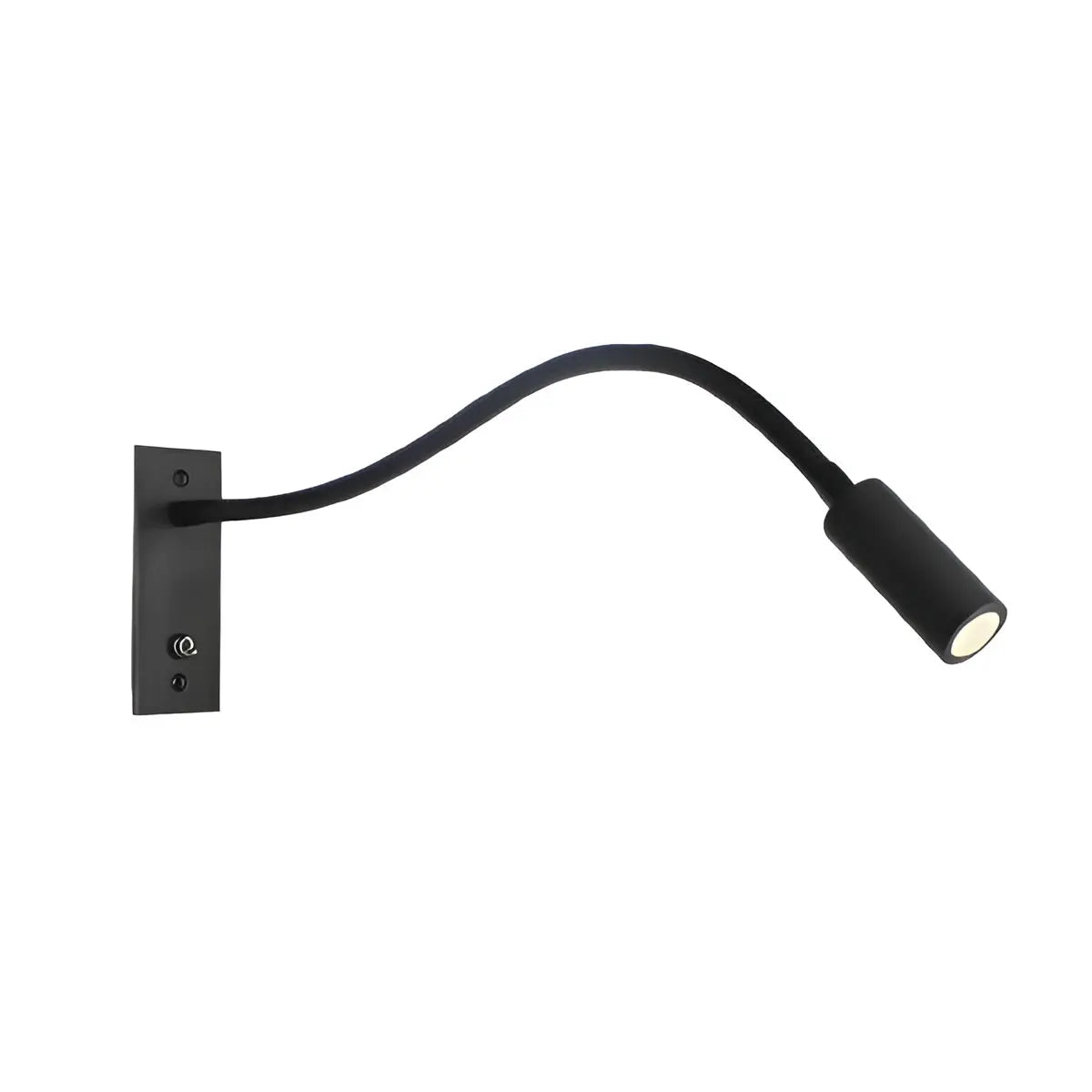 Wandleselampe mit flexiblem Schwanenhals und LED-Dimmer