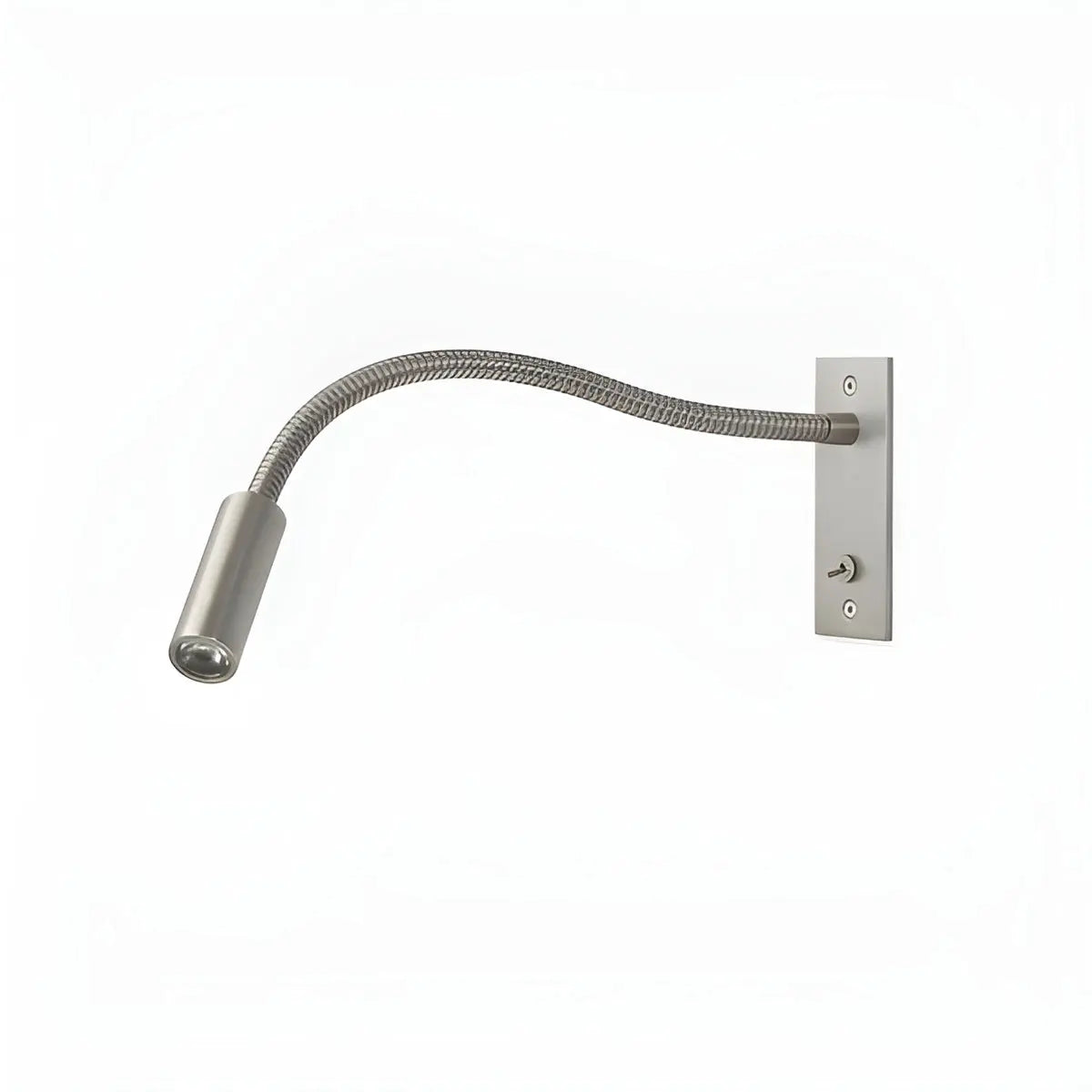 Wandleselampe mit flexiblem Schwanenhals und LED-Dimmer
