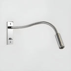 Wandleselampe mit flexiblem Schwanenhals und LED-Dimmer
