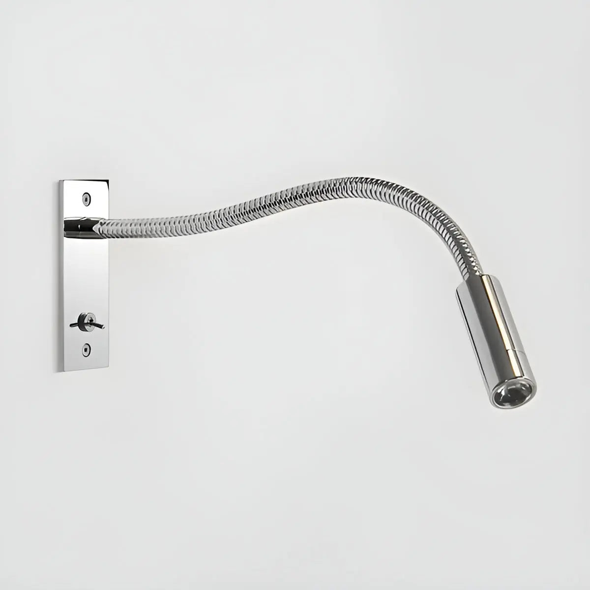 Wandleselampe mit flexiblem Schwanenhals und LED-Dimmer