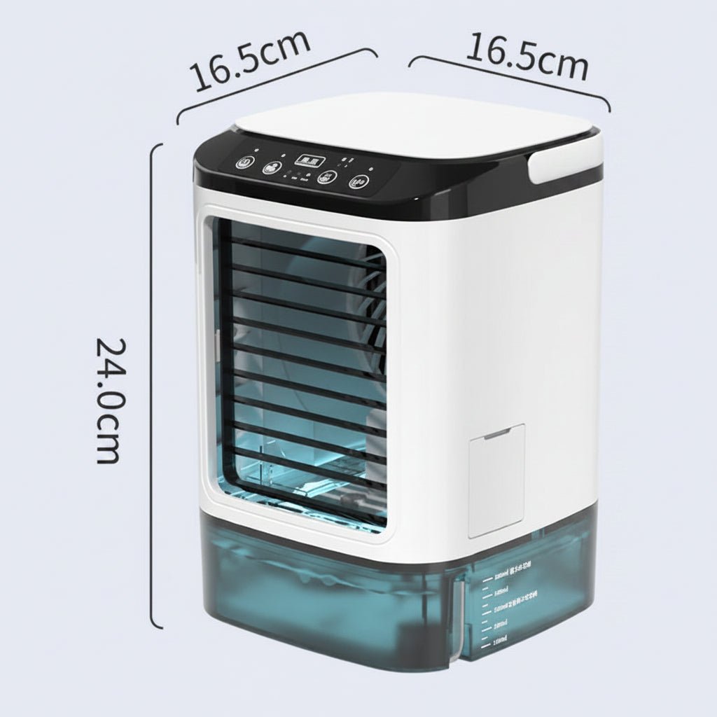 Luftkühler mit Wassertank, LED-Licht und 6 Stufen