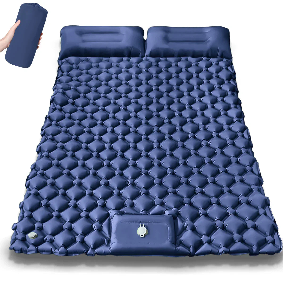 Aufblasbare Campingmatte für zwei Personen