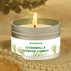 Citronella-Kerze mit Zitronengras-Duft für draussen