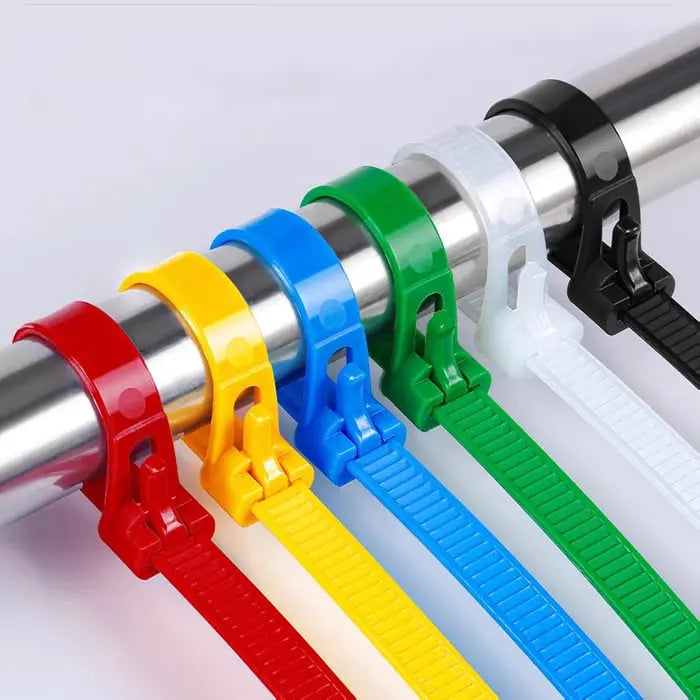 Kabelbinder aus Nylon – wiederverwendbar, selbstverriegelnd - 100er-Set