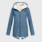 Wasserdichte Regenjacke mit verstellbarer Kapuze