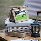Camping Zelt-Tischkalender mit Stoffbezug