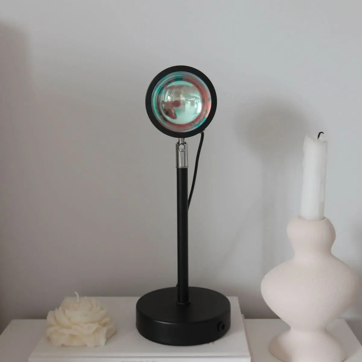 LED-Projektionslampe mit Sonnenuntergang-Effekt – 16 Farben