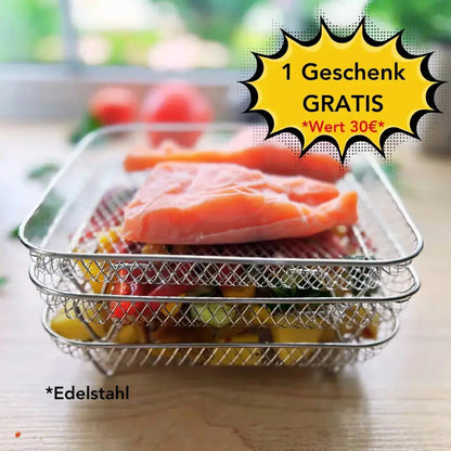 Stapelbare Frittierkörbe - Mehr Platz, besseres Garen