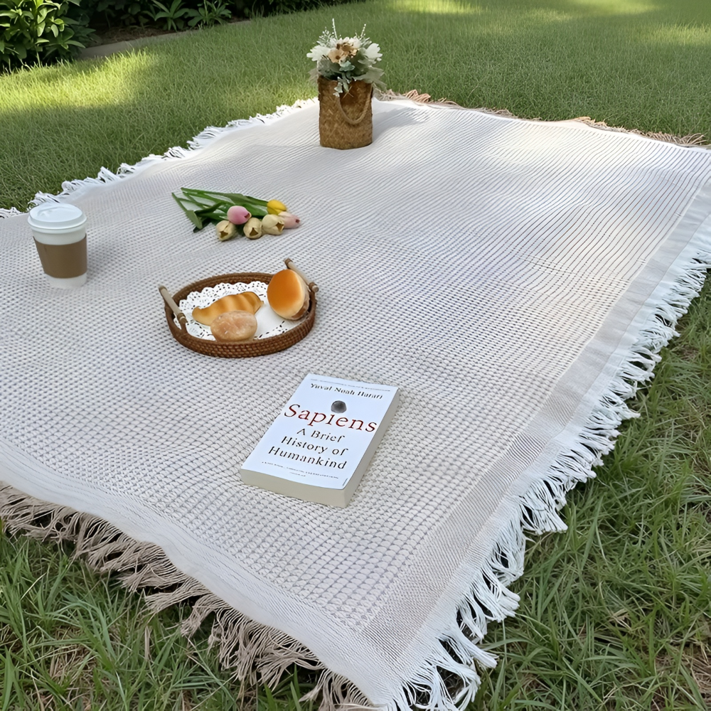 Picknickdecke wasserabweisend mit Wabengewebe