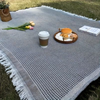 Picknickdecke wasserabweisend mit Wabengewebe