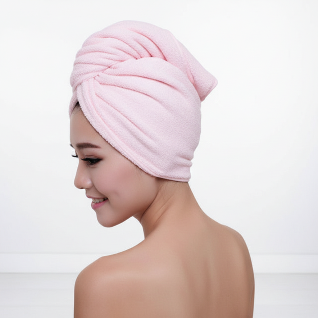 Mikrofaser-Haarturban – Schnell trocknend und haarschonend