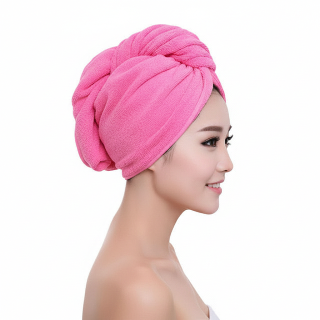 Mikrofaser-Haarturban – Schnell trocknend und haarschonend