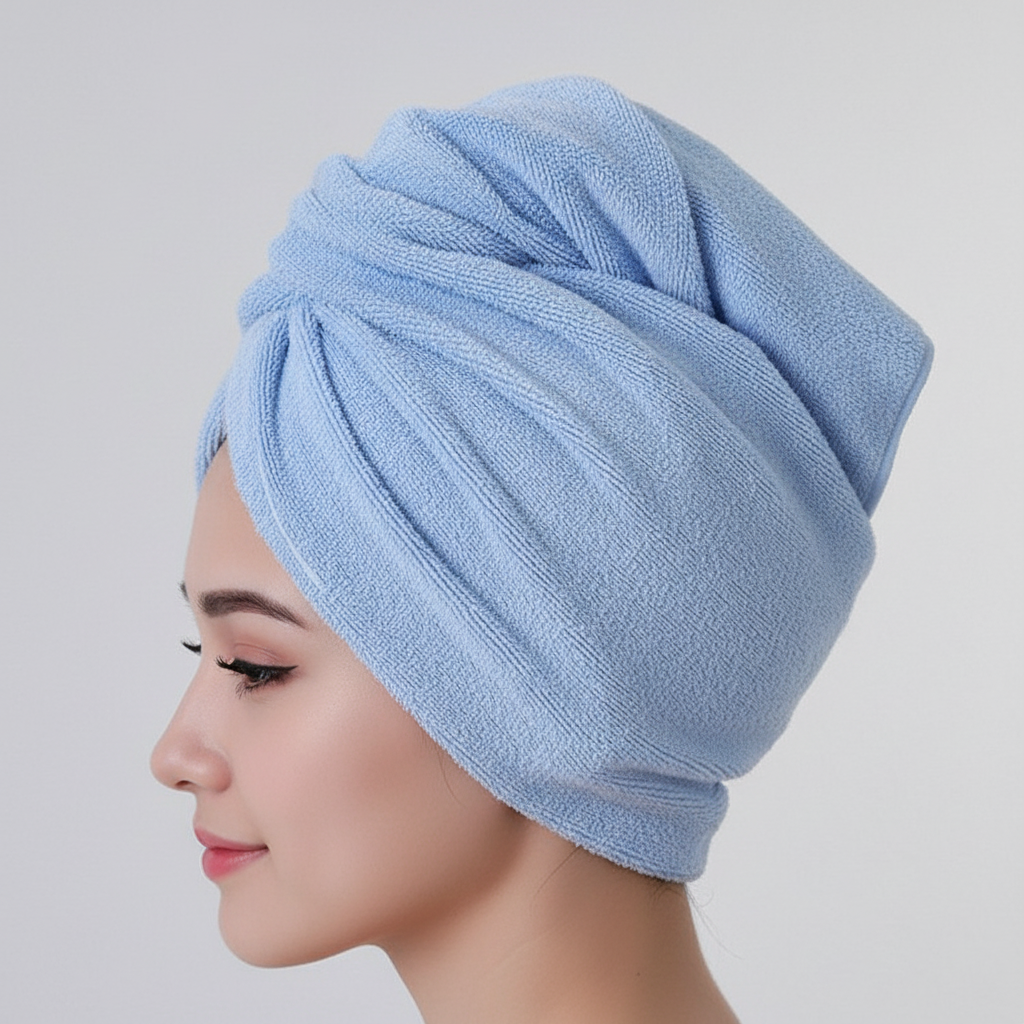 Mikrofaser-Haarturban – Schnell trocknend und haarschonend